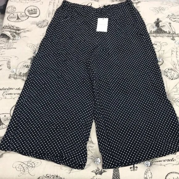 Theory Fluid Polka Dot Culotte Pants - Picture 5 of 9